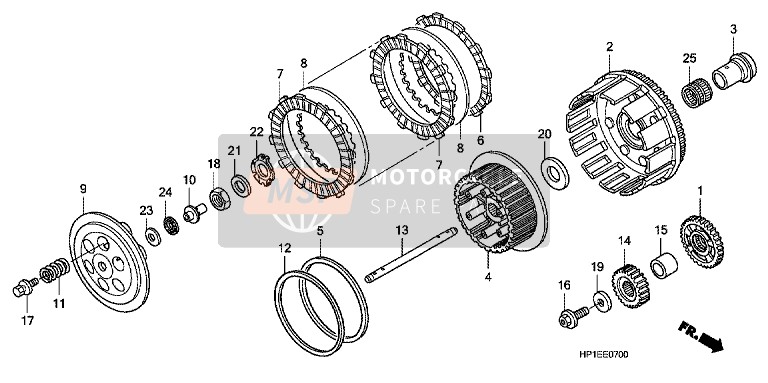 Front Brake Master Cylinder (SH125D)